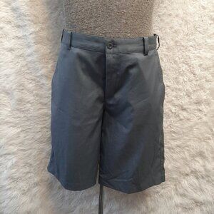 Nike Golf Dri Fit Man's Gray Performance Chino Pockets Shorts 32